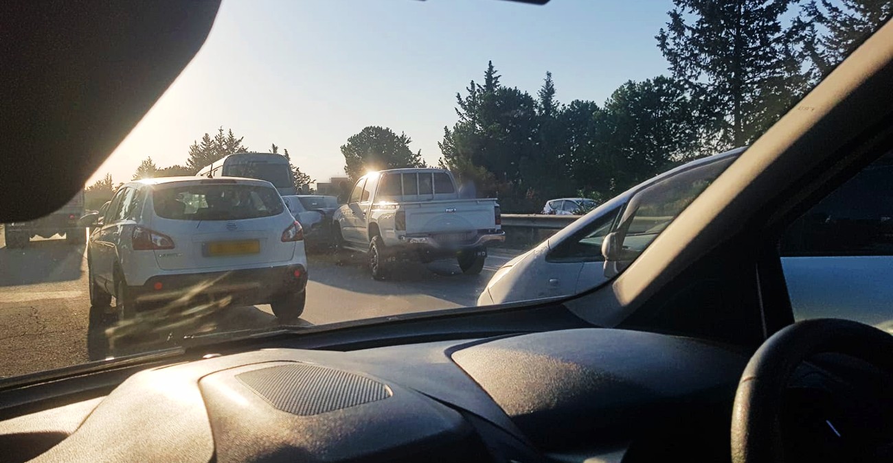 Καραμπόλα με το καλημέρα - Σύγκρουση 7 οχημάτων στον αυτοκινητόδρομο