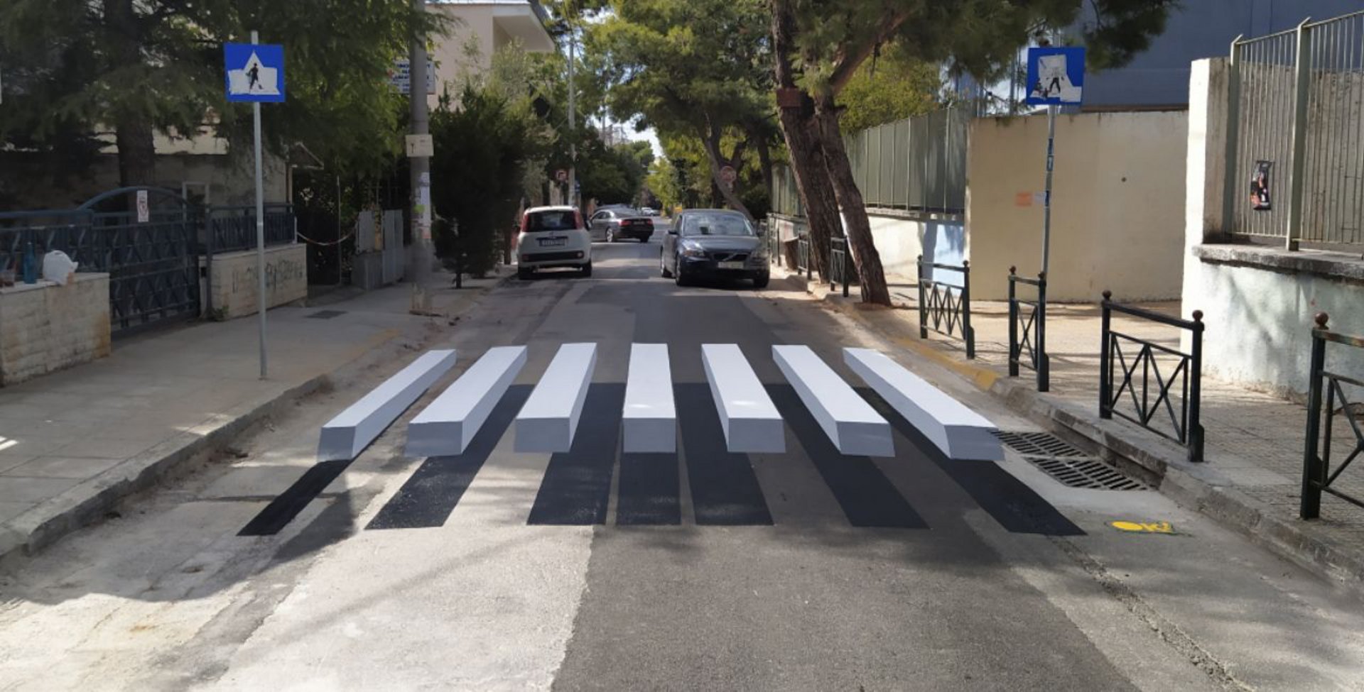 Έμεινε στο... κόκκινο διάβαση πεζών σε γνωστό δρόμο στην Κύπρο - Δείτε φωτογραφία