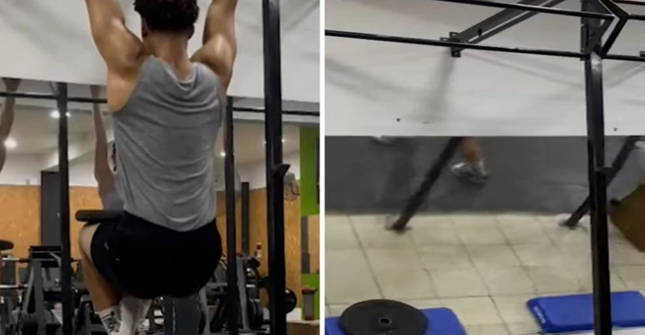 Viral Βίντεο: Όταν πας για λίγη προπόνηση και τελικά σχεδόν… γκρεμίζεις το γυμναστήριο