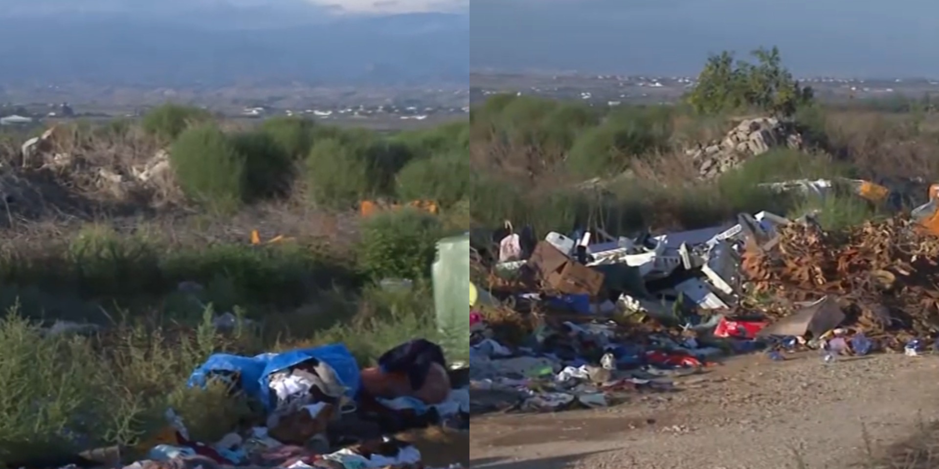 VIDEO: Εικόνες σοκ δίπλα στα πράσινα σημεία - Πέταξαν ρούχα, έπιπλα, παιχνίδια και… ό,τι φανταστείς στη φύση