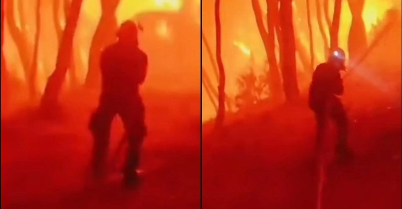 Συγκλονιστικός διάλογος πυροσβεστών στη φωτιά της Ρόδου: «Φύγε, δεν κόβεται» -Βίντεο 