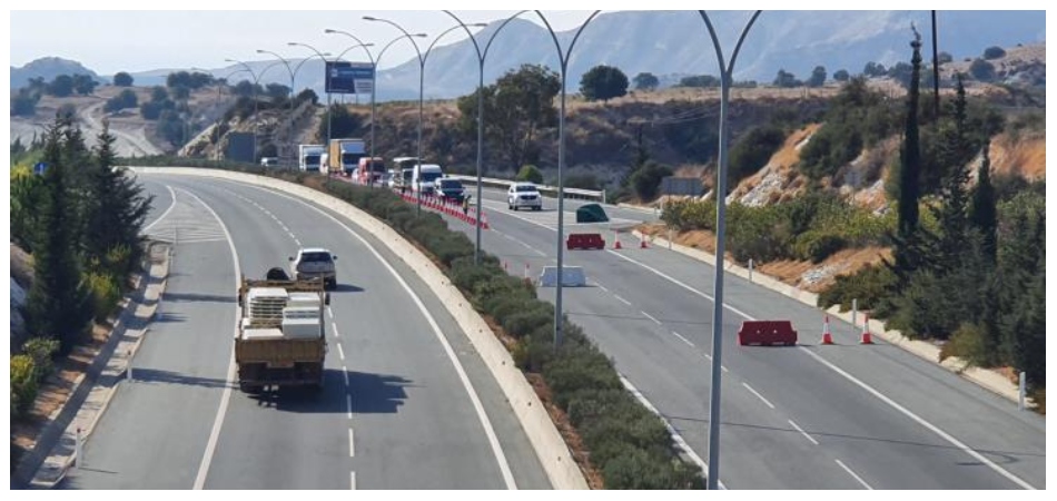 Εργασίες στον αυτ/δρομο Λεμεσού - Πάφου: Οδηγοί δώστε προσοχή σε αυτά τα σημεία