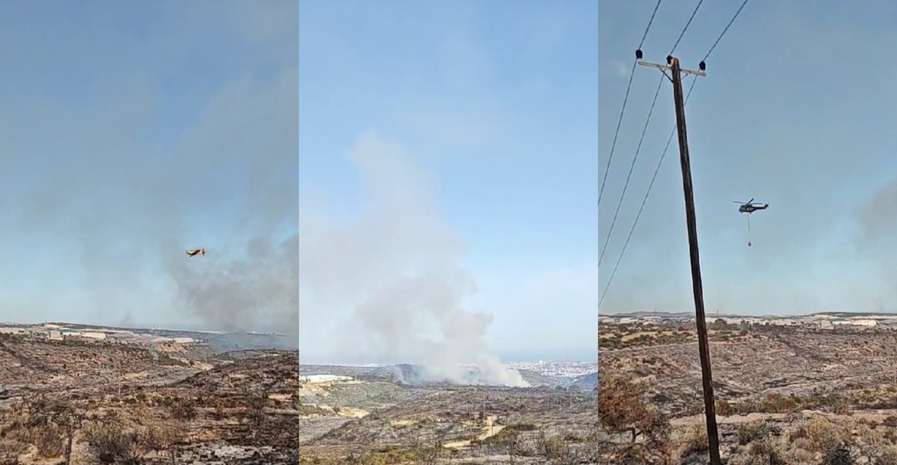 Διαχειρίσιμη η πυρκαγιά στη Λεμεσό: Σοβαρός ο κίνδυνος αναζωπύρωσης - Θα επιχειρούν ολονύχτια δυνάμεις πυρόσβεσης 