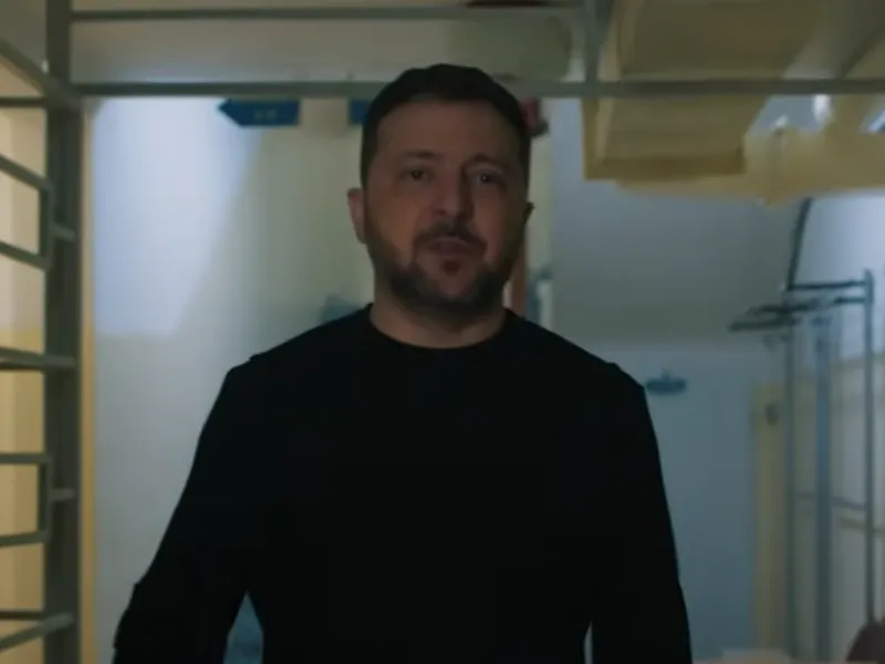 Ο Ζελένσκι δείχνει για πρώτη φορά το καταφύγιό του στο προεδρικό μέγαρο - Δείτε βίντεο