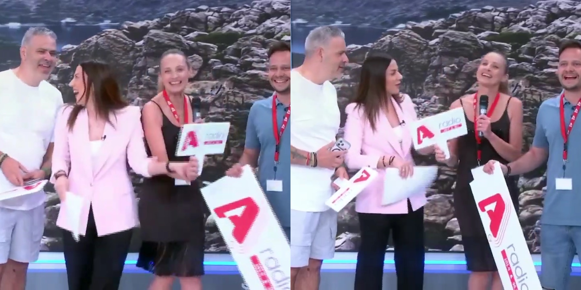 VIDEO:Έμεινε άφωνη η Κατερίνα Αγαπητού - Το απρόσμενο «ντου» του Λούη Πατσαλίδη και της Αστέρως Κυπριανού
