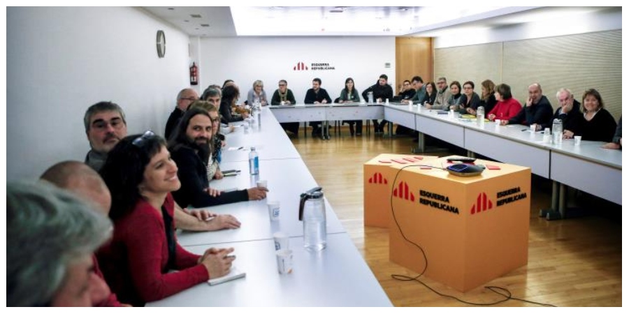 Η σύνοδος του εθνικού συμβουλίου του ERC κρίνει το μέλλον του σχηματισμού κυβέρνησης στη Μαδρίτη