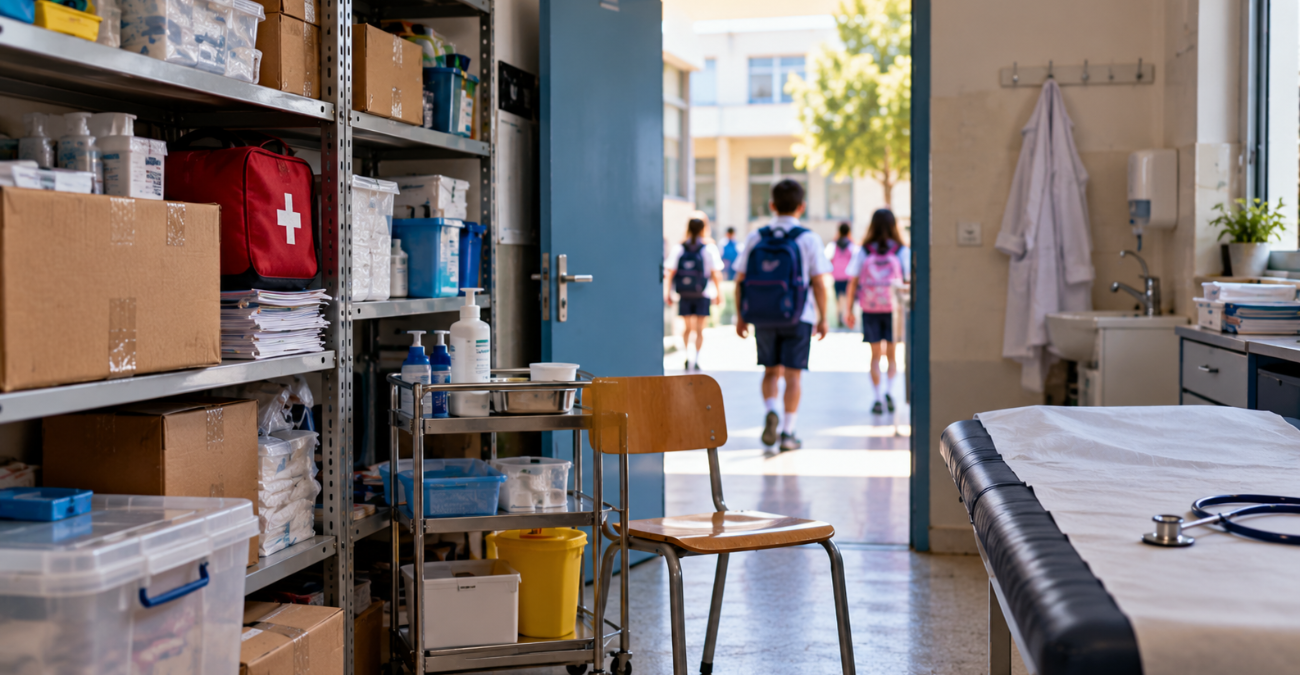 Αποθήκες αντί για ιατρεία στα σχολεία της Κύπρου: Τι συμβαίνει όταν ένα παιδί χρειαστεί εξέταση;