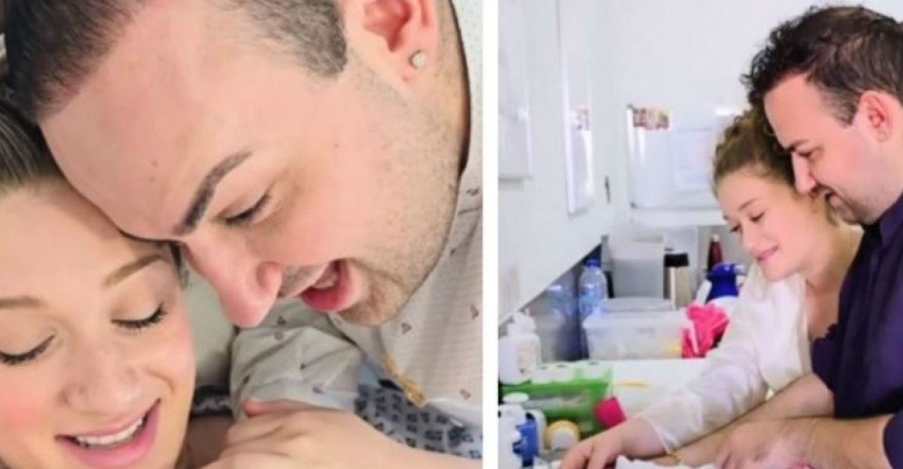 Μαυρίκιος Μαυρικίου – Ιλάειρα Ζήση: Εξιτήριο από το μαιευτήριο με τη νεογέννητη κόρη τους