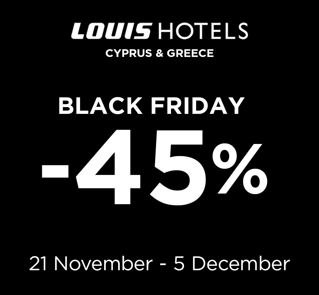 Black Friday με την Louis Hotels: Διακοπές με 45% έκπτωση!