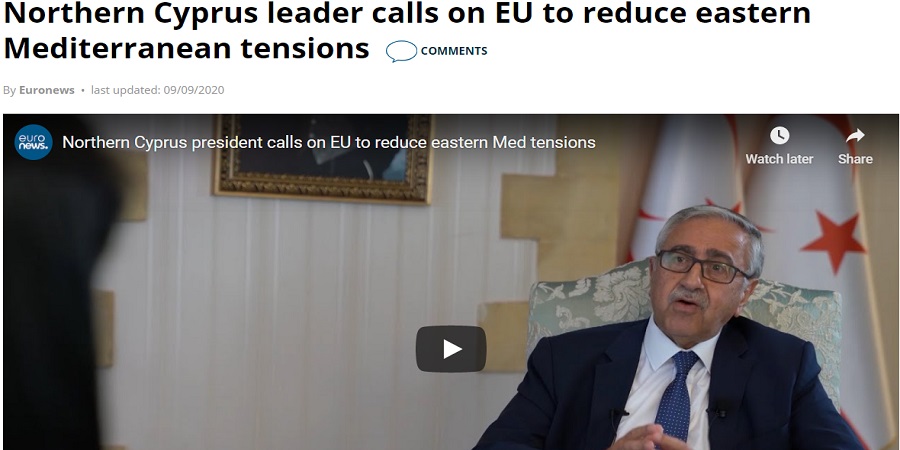 To Euronews παρουσιάζει προνομιακά τον Ακιντζί ως 'Ηγέτη της Βόρειας Κύπρου' - 'Καταγγελία από Κύπριο Ευρωβουλευτή' - ΦΩΤΟΓΡΑΦΙΑ