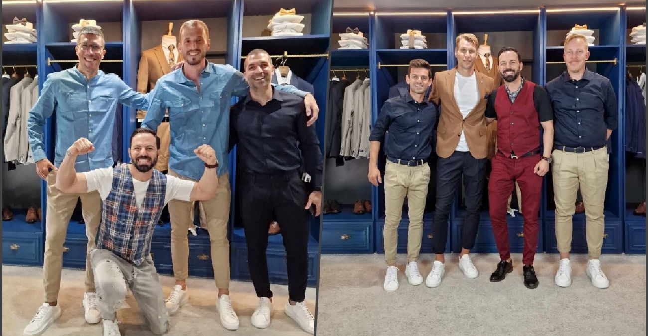 Σε ρόλο μοντέλων ο Κόσκελα και οι παίκτες της ΑΕΛ - Θα τους ντύνει και φέτος ο Carlitos - Φωτογραφίες