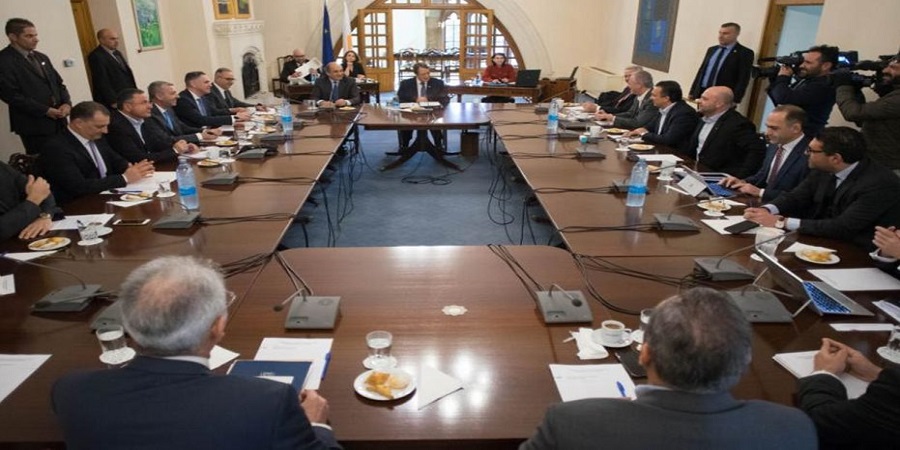 ΚΥΠΡΟΣ - ΠΟΛΙΤΙΚΗ: Συμβούλιο αρχηγών υπό τον Πρόεδρο Αναστασιάδη - Πανδημία, οικονομία και 'Γιαβούζ' στο προσκήνιο