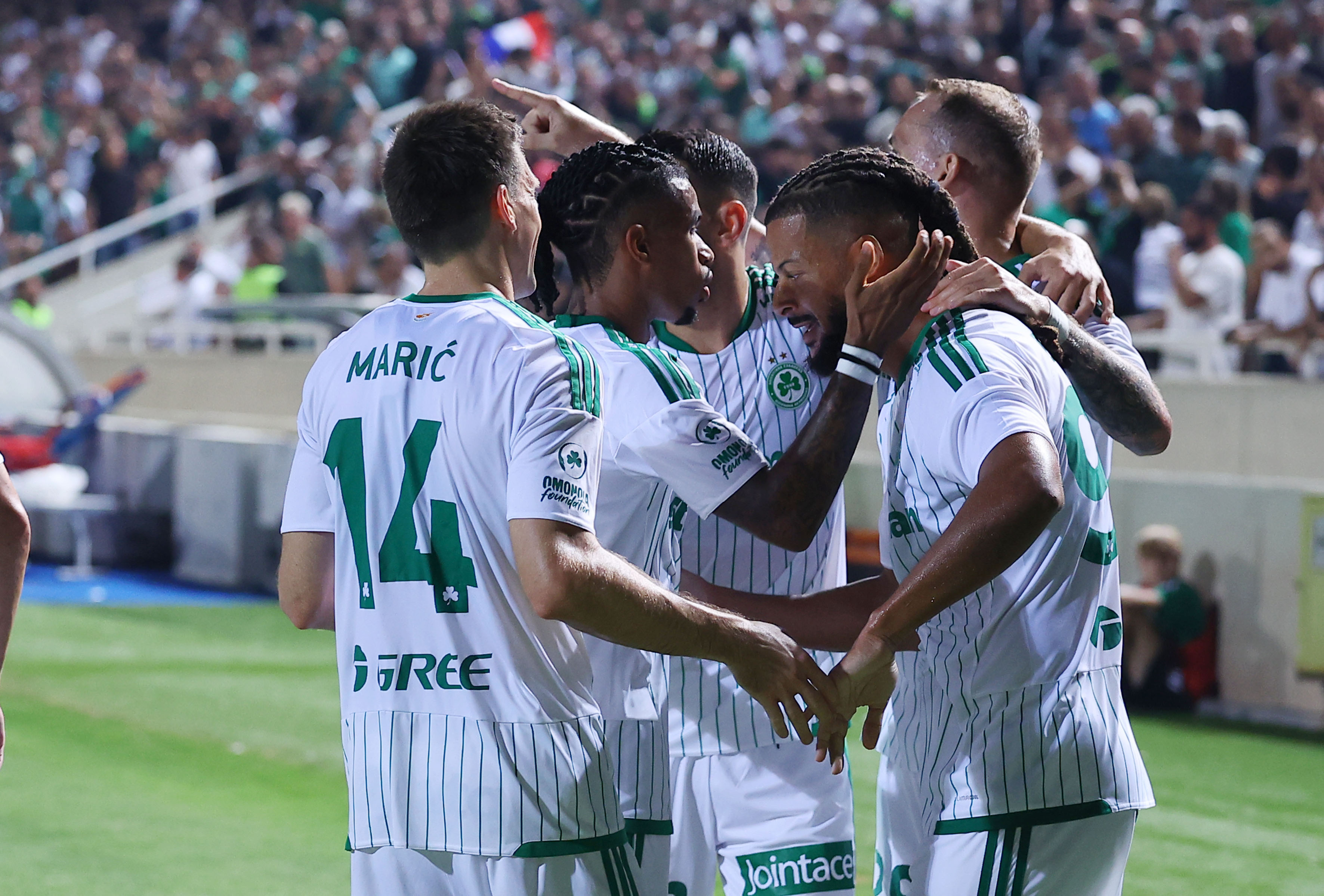 «Πράσινος» τυφώνας με χατ-τρικ Ντιονί (4-2) - Στη League Phase του Europa League η Ομόνοια