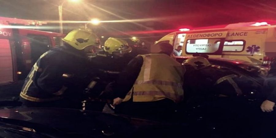ΛΕΜΕΣΟΣ: Εγκλωβισμός οδηγού μετά από τροχαίο - Έπεσε σε χαντάκι 5 μέτρων  