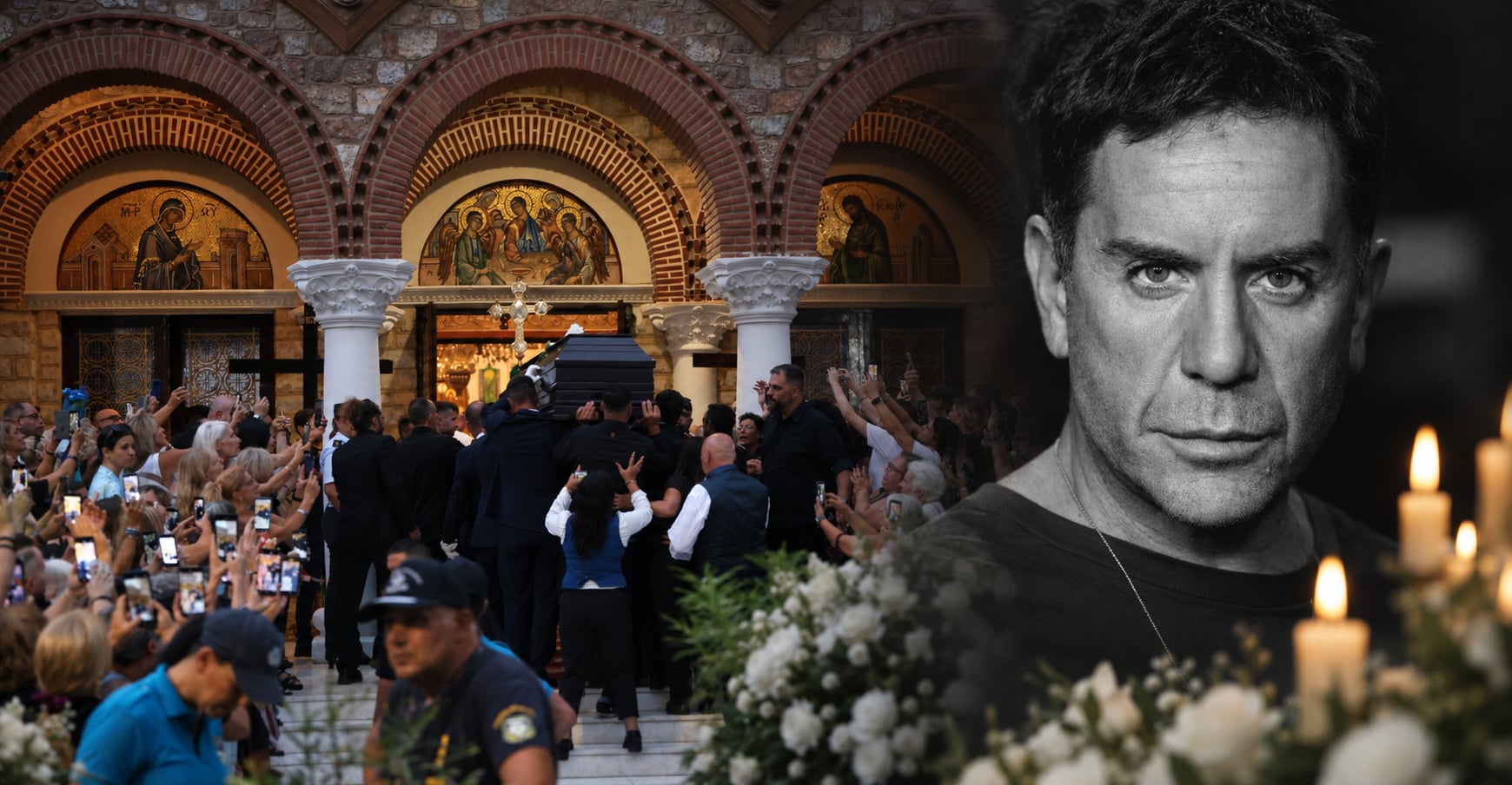 LIVE: Θλίψη και φορτισμένο κλίμα στον αποχαιρετισμό στον Γιώργο Μαζωνάκη – Τραγούδια και ζεϊμπέκικα στο τελευταίο χειροκρότημα