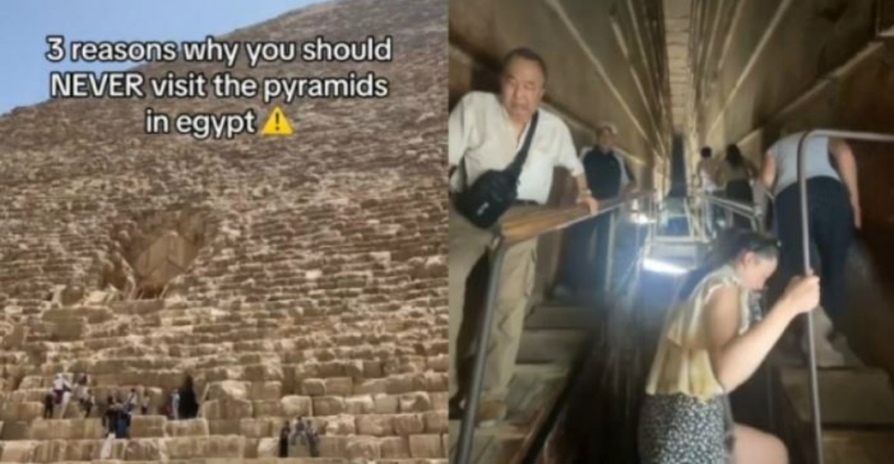 H τρομακτική πραγματικότητα των πυραμίδων της Αιγύπτου μπορεί να αποτρέψει πολλούς τουρίστες από το να τις επισκεφθούν - Βίντεο