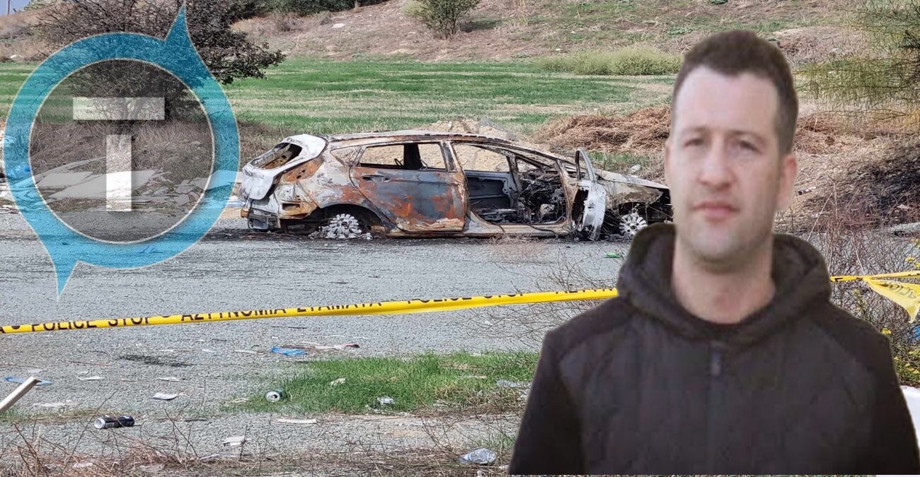Δολοφονία Μαυρομιχάλη:  Κάηκε ολοσχερώς το αυτοκίνητο της διαφυγής – Συνεχίζονται οι έρευνες – Φωτογραφίες από τη σκηνή