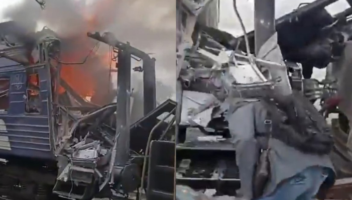 Συγκλονιστικό video: Ρωσική επίθεση με drone σε σιδηροδρομικό σταθμό στην Ουκρανία - Τουλάχιστον 30 τραυματίες