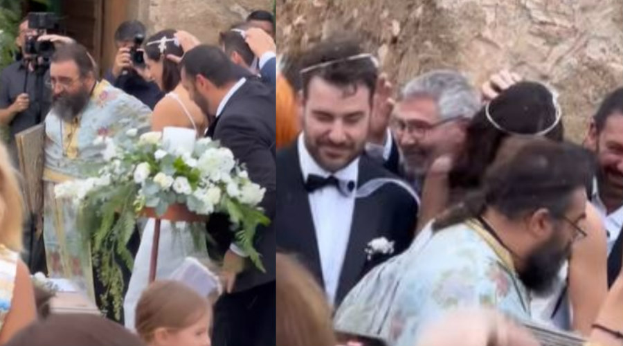 Αγαπημένη Ελληνίδα ηθοποιός ανέβηκε τα σκαλιά της εκκλησίας – Κύπριος ηθοποιός ο κουμπάρος (Βίντεο)