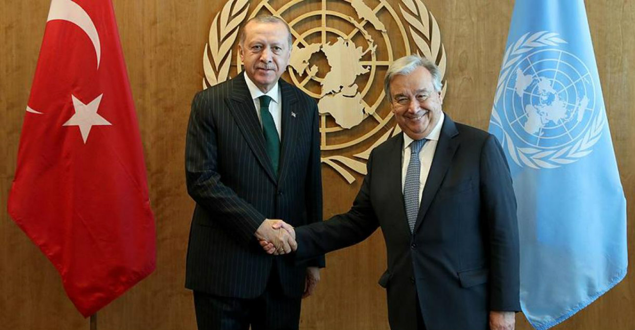 Ερντογάν - Γκουτέρες: Κρίσιμης σημασίας για το Κυπριακό η συνάντηση στη Νέα Υόρκη