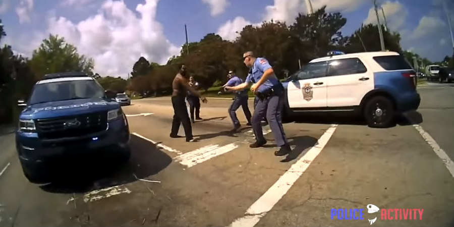 Έβγαλε knock out τέσσερις αστυνομικούς - VIDEO