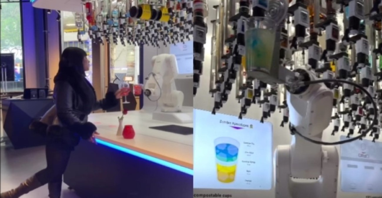 Η μιξολογία στην εποχή της τεχνολογίας - Το πρώτο ρομπότ bartender στον κόσμο - Βίντεο