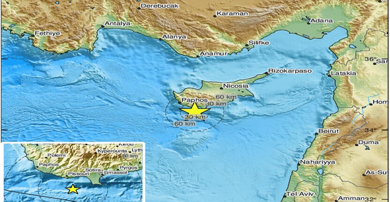 Με το… καλημέρα νέα σεισμική δόνηση στην Κύπρο 