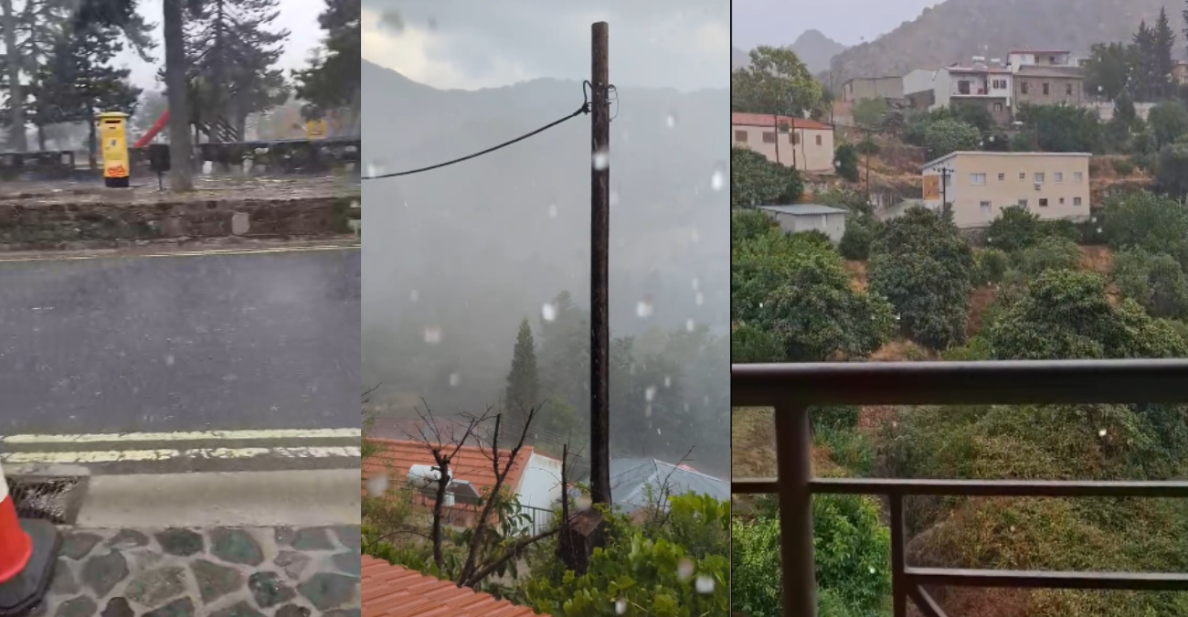 «Άνοιξαν» οι ουρανοί: Καταρρακτώδεις βροχές σε διάφορες περιοχές του νησιού - Βίντεο