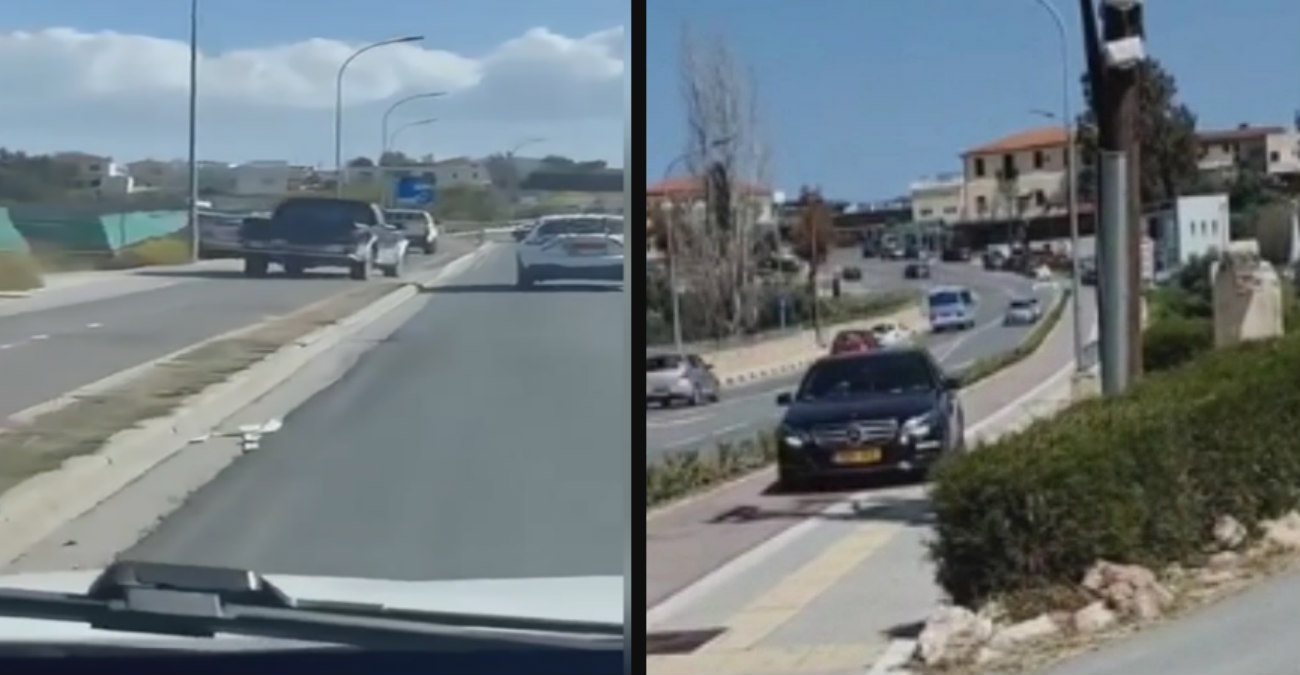 Εκτός από ταξί και… διπλοκάμπινα στους κυπριακούς ποδηλατοδρόμους - Δείτε βίντεο