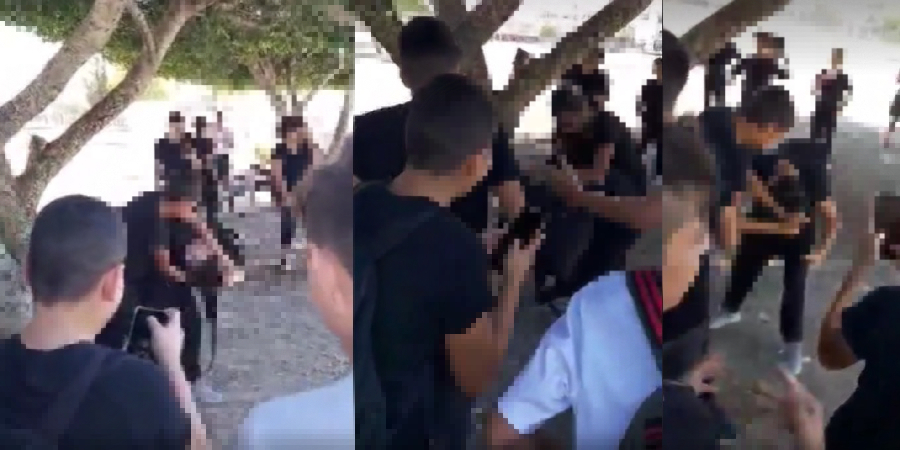 ΑΠΟΚΛΕΙΣΤΙΚΟ: Βίντεο ντοκουμέντο από την βίαιη επίθεση μαθητή σε συνομήλικο του σε γυμνάσιο της Λεμεσού