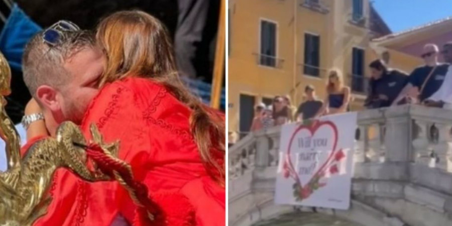 Η πιο γλυκιά πρόταση γάμου σε επώνυμη Κύπρια σε γόνδολα στη Βενετία! Τα δάκρυα ευτυχίας (Φώτος)