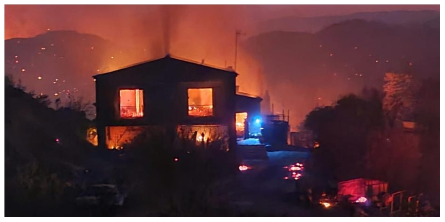 Χ.ΑΛΕΞΑΝΔΡΟΥ:  Ευχάριστα νέα - Προς το τέλος ο εφιάλτης που ζούμε - Περιορίστηκε η πυρκαγία