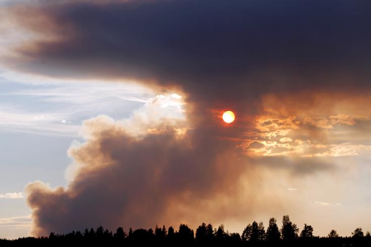Δεκάδες μέτωπα πυρκαγιών στα δάση της Σουηδίας 