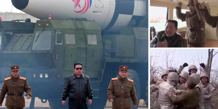 Σόου Κιμ Γιονγκ Ουν που δίνει εντολή για εκτόξευση πυραύλου και μετά πανηγυρίζει - Δείτε βίντεο 