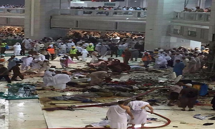 Τραγωδία σε μεγάλο Τζαμί της Μέκκα - Στους 87 οι νεκροί από την κατάρρευση γερανού