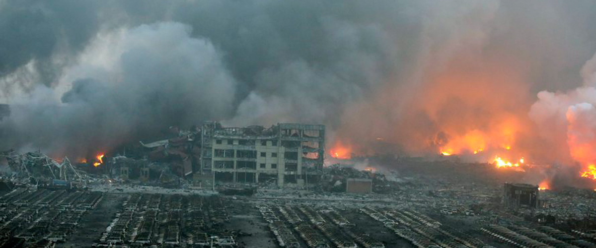 Τρόμος στην Κίνα: Οι εκρήξεις διαδέχονταν η μια την άλλη – 20 τόνοι ΤΝΤ θα έκαναν λιγότερη ζημιά