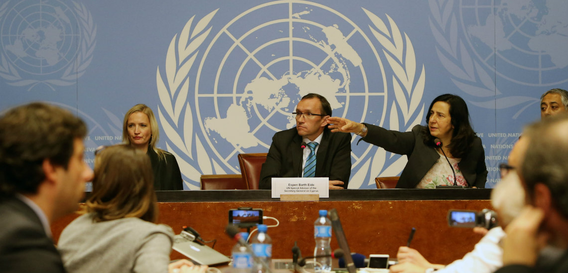Είναι τα Ηνωμένα Έθνη που συγκαλούν τη Διάσκεψη για την Κύπρο διευκρινίζει ο 'Ειντε σε συνομιλία του με τον Χριστοδουλίδη