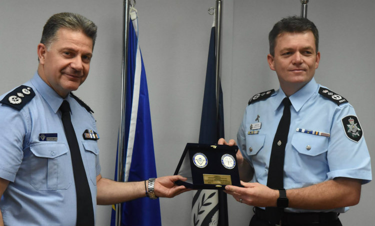 Τον Αρχηγό Αστυνομίας της Αυστραλίας συνάντησε ο Ζαχαρίας Χρυσοστόμου – Περαιτέρω αναβάθμιση και ενδυνάμωση των σχέσεων