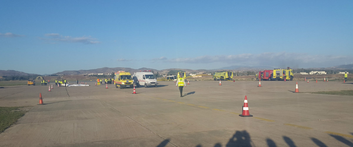 Aναγκαστική προσγείωση αεροσκάφους στο αεροδρόμιο Πάφου