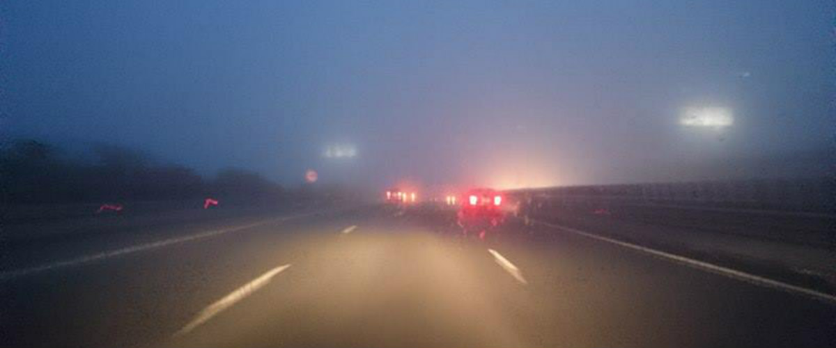 ΕΚΤΑΚΤΟ: Μεγάλη προσοχή! Ορατότητα…μηδέν στο αυτοκινητόδρομο Λευκωσίας-Λεμεσού