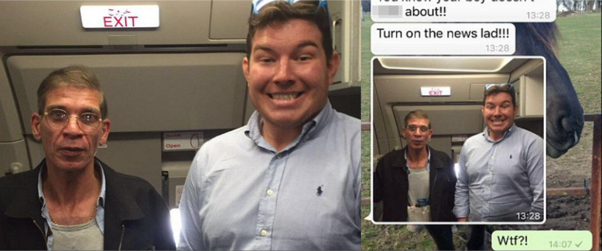 Ποιος είναι ο επιβάτης που έβγαλε selfie με τον αεροπειρατή; Ενθουσιάστηκε που έπαιζε στις ειδήσεις!