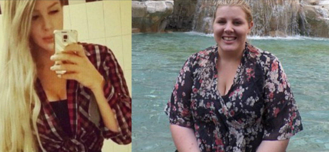 Aπίστευτη μεταμόρφωση: Πώς μια νεαρή έχασε 62 κιλά με τη βοήθεια μιας εφαρμογής στο κινητό της
