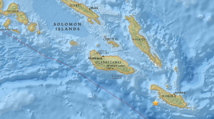 Σεισμός 7,8 ρίχτερ στα νησιά Σολομώντα! Προειδοποίηση για τσουνάμι
