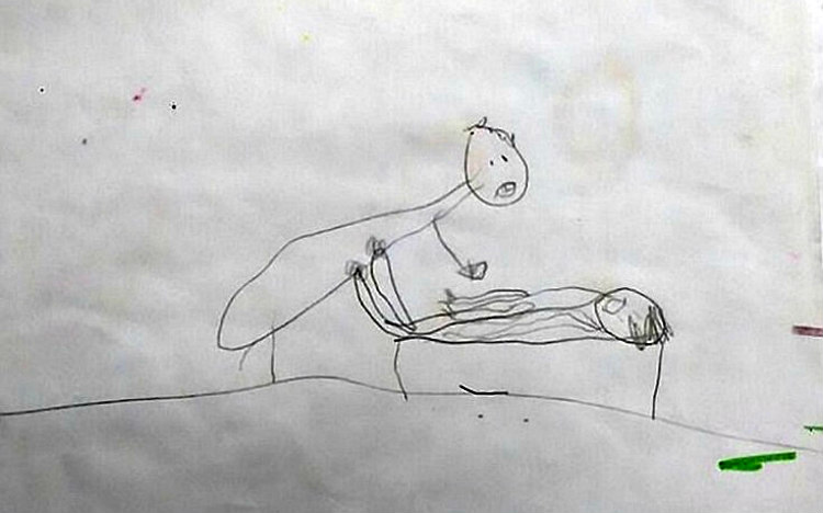 Οι συγκλονιστικές ζωγραφιές της 5χρονης που αποκάλυψαν τον βιασμό από ιερέα