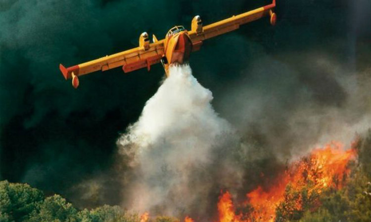 Σε ετοιμότητα η Κυπριακή Δημοκρατία στα πτητικά μέσα  για αντιμετώπιση πυρκαγιών