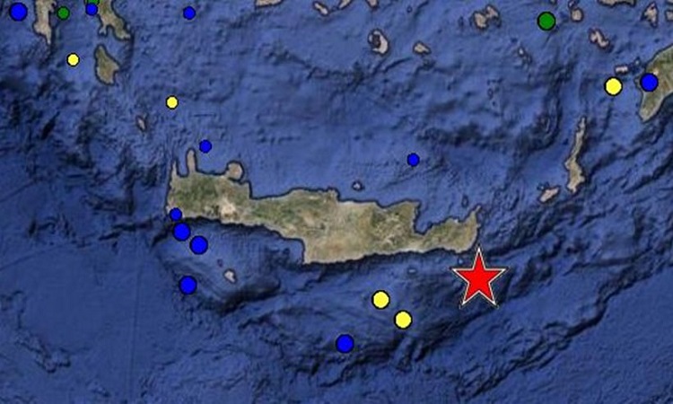Σεισμός 5,5 Ρίχτερ ταρακούνησε την Κρήτη - Εκκενώθηκε σχολείο στο Ηράκλειο