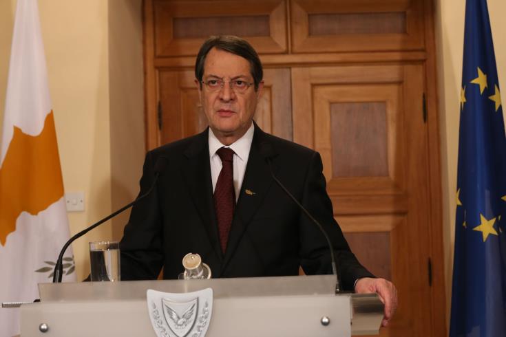 Συμπεραστεκόμαστε σθεναρά στο Hνωμένο Βασίλειο διαμηνύει ο Πρόεδρος Αναστασιάδης