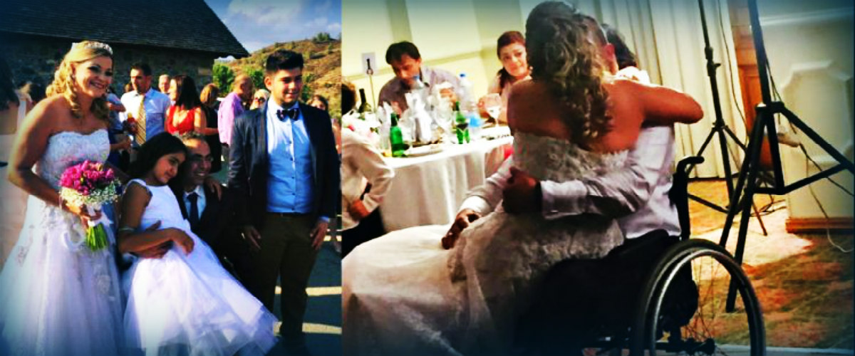 Ο γάμος που θα συγκινήσει όλη την Κύπρο! Η Άντρη και ο Τέλης δίνουν μάθημα ζωής! Όλοι έχουν δικαίωμα στην αγάπη και την ευτυχία
