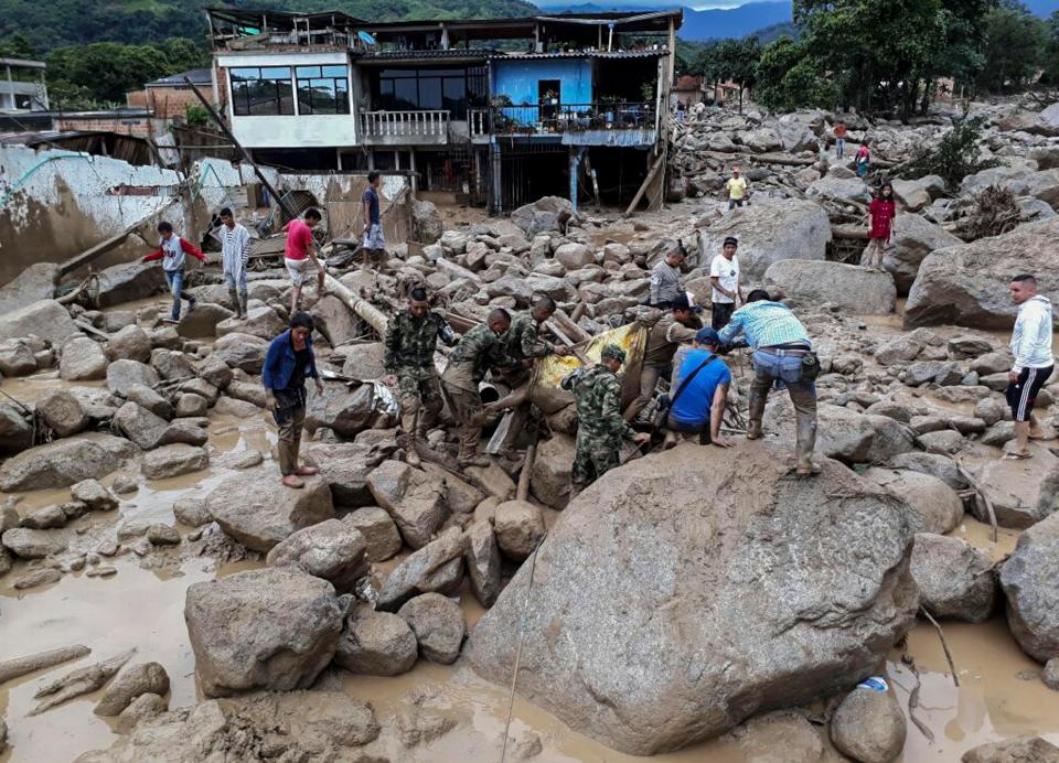 Κολομβία: Έφτασαν τους 92 οι νεκροί από τις τεράστιες πλημμύρες