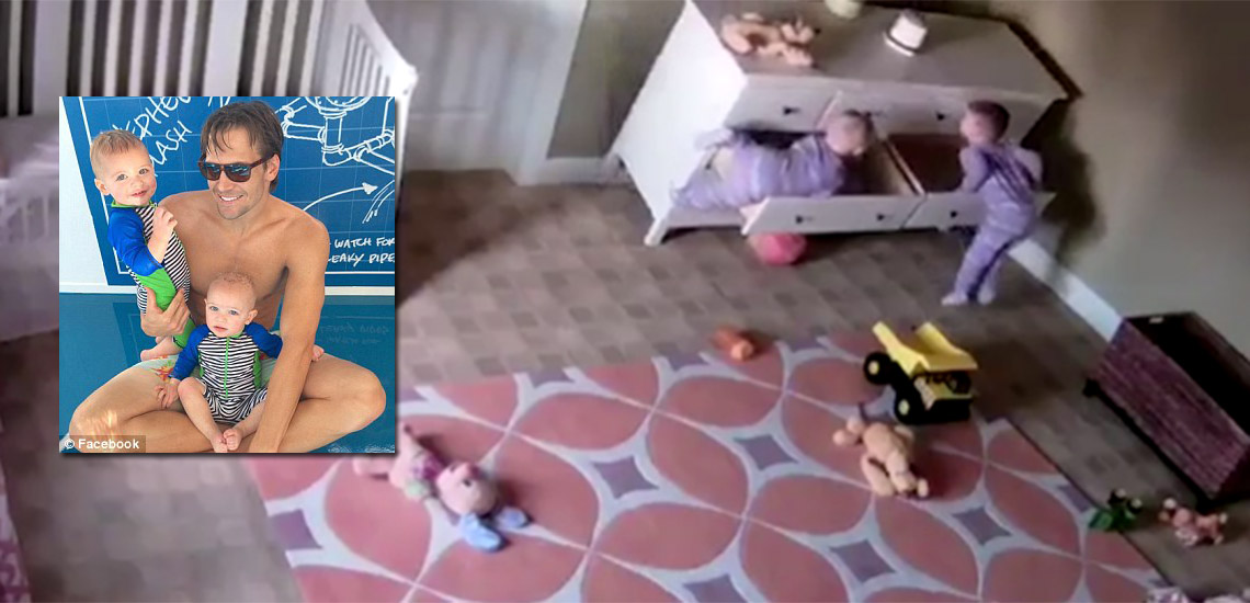 Συγκλονιστικό: Η στιγμή που βαριά συρταριέρα καταπλάκωσε 2χρονο – Επενέβη ο δίδυμος αδερφός του – PICS&VIDS